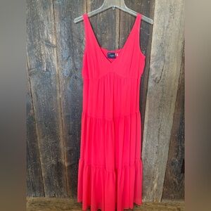 Vibrant Just...Taylor Scarlet Dress